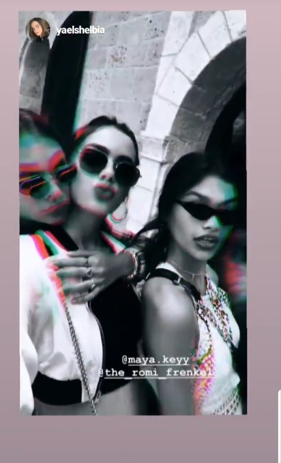 רומי פרנקל, יעל שלביה, מאיה קי (צילום: אינסטגרם)