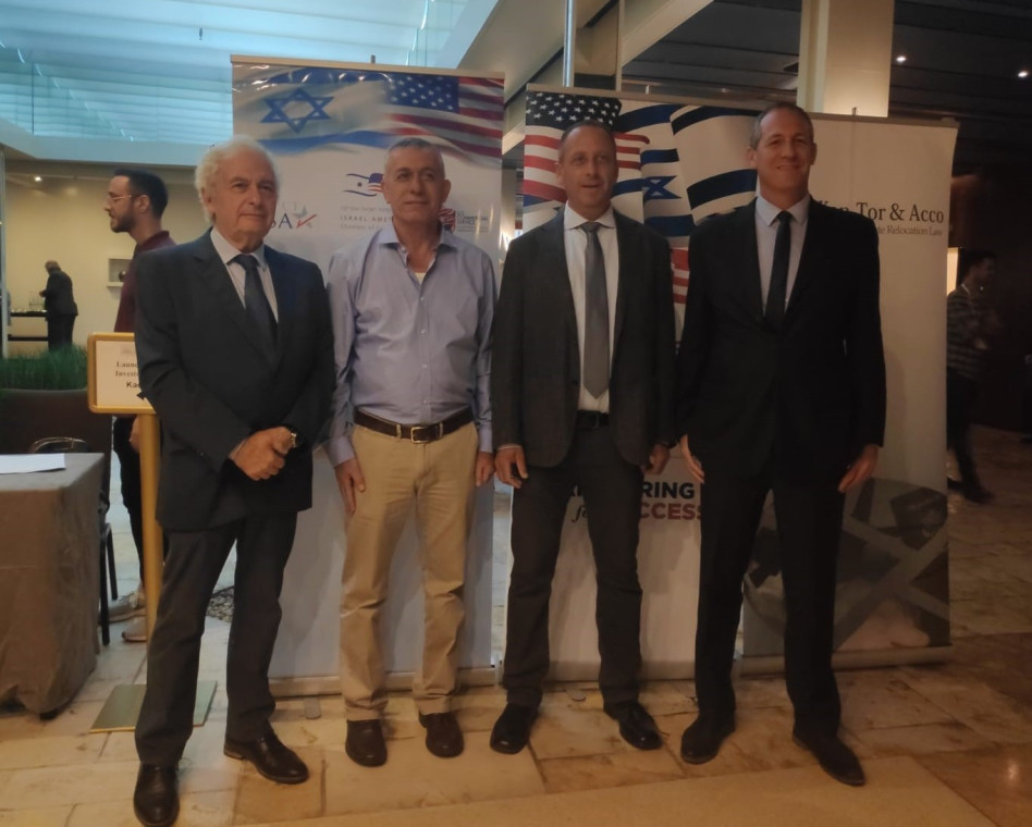 עודד רז, יניב גרטי, עמוס ארבל וצבי קן תור (צילום: יובל מור)