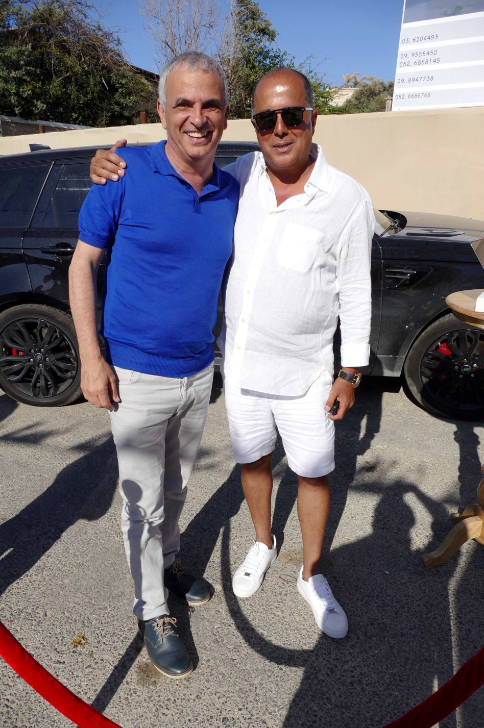 עמוס לוזון ומשה כחלון (צילום: אביב חופי)