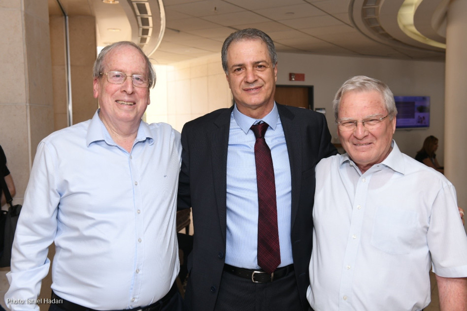 צבי זיו, עימאד תלחמי וצבי סטפק (צילום: ישראל הדרי)