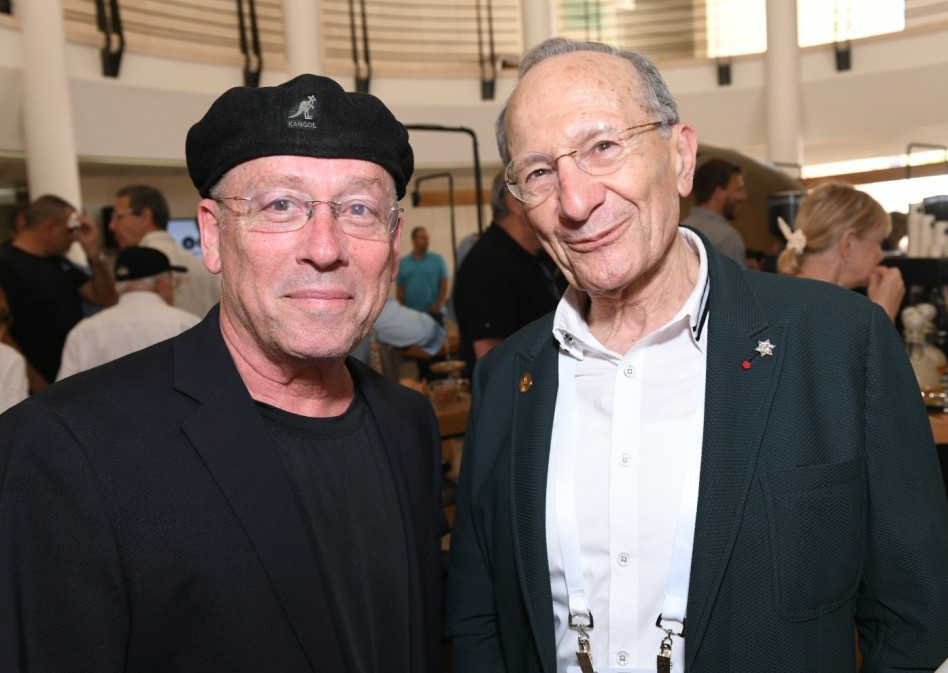  סמי סגול ומולי אדן (צילום: ישראל הדרי)