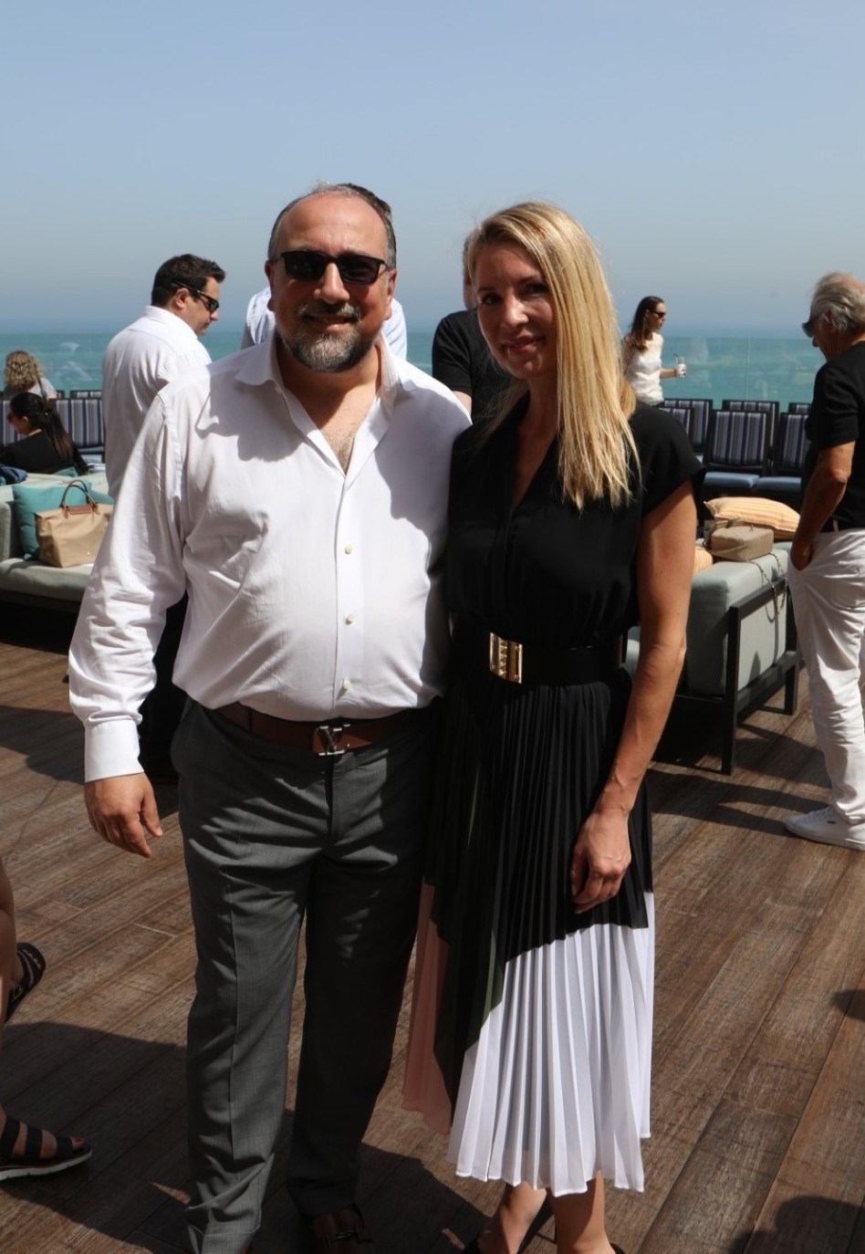 ג'ואי שוובל וקרין לפרירה (צילום: רותם להב)