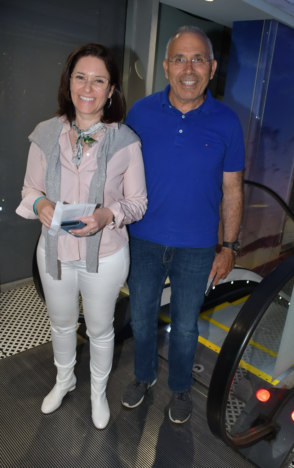 פנחס בוכריס ויודפת הראל (צילום: אביב חופי)