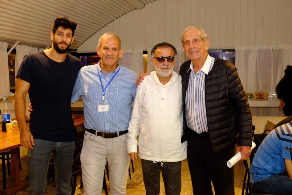 חיים טופול, אהוד בנאי, יובל חלמיש ועידן עמדי (צילום: עופר זילברשטיין)