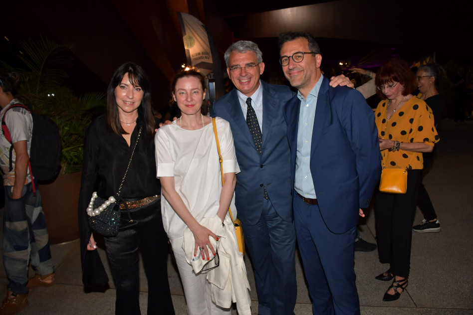 (פאביו רוג׳ירלו , ג'אנלואיג'י בנדטי, מריה כריסטינה דידרו ורז'ין גנזי (צילום: אביב חופי