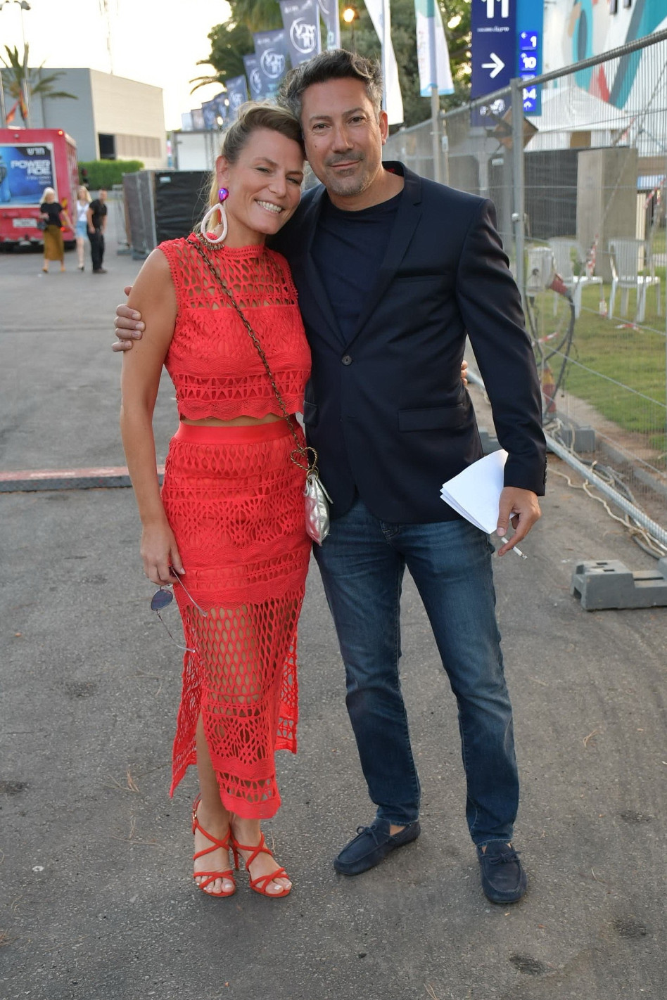 מוטי שרף ונעה ירון (צילום: אביב חופי)