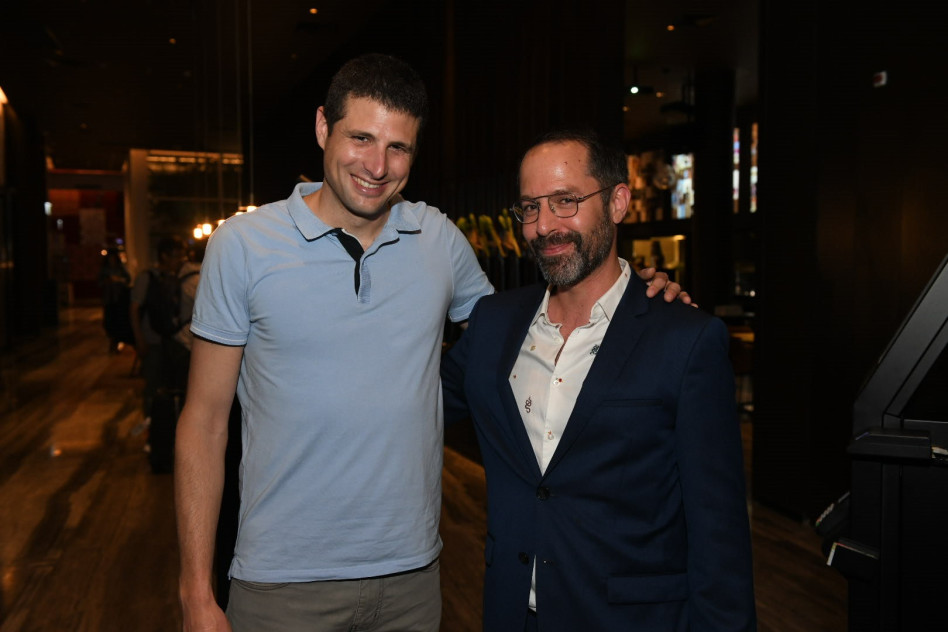 גיא מגן וגל אביב (צילום: אוהד הרכס, מכון ויצמן למדע)