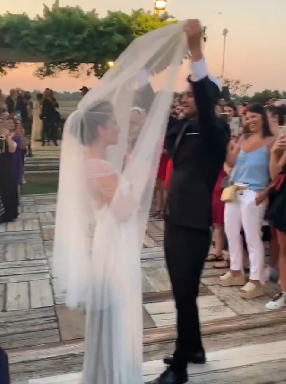 חמודים. עופר חיון וירדן בלום (צילום: מתוך הסטורי של הילה סעדה)