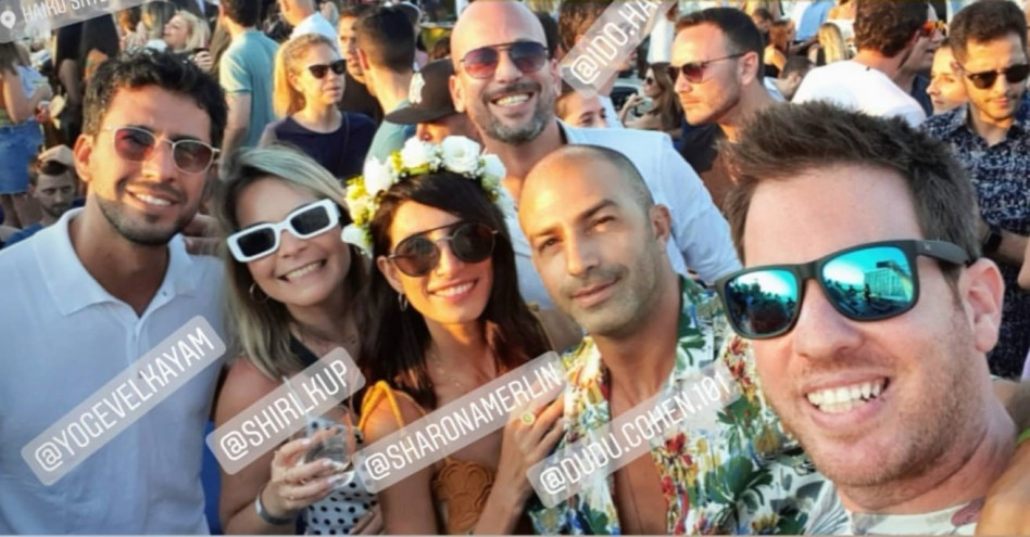 ליאור לביא, דודו כהן, שרונה מרלין, שירי קופפרברג, יוגב אלקיים ועידו חמדי (צילום: אינסטגרם)