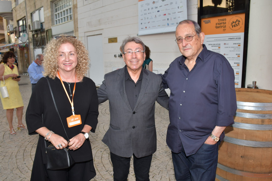 אלי זהר, נעם סמל ולנה קריינדלין (צילום: אביב חופי)