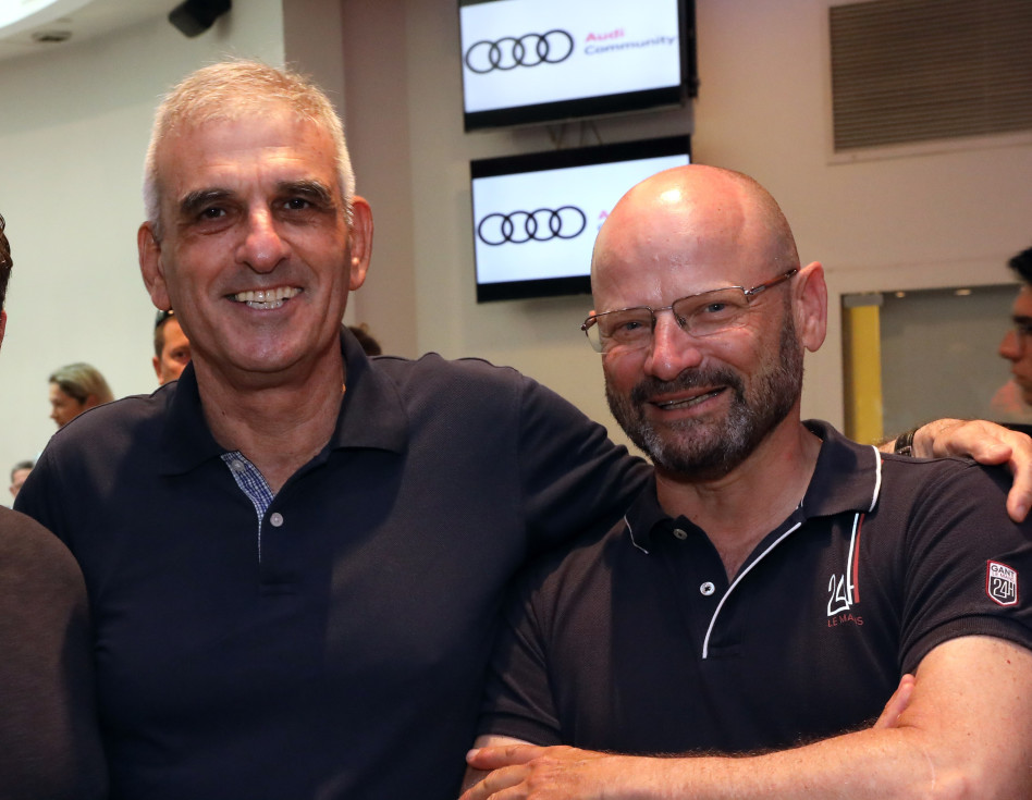 יורם טורבוביץ' ויוסי בכר (צילום: רונן טופלברג)