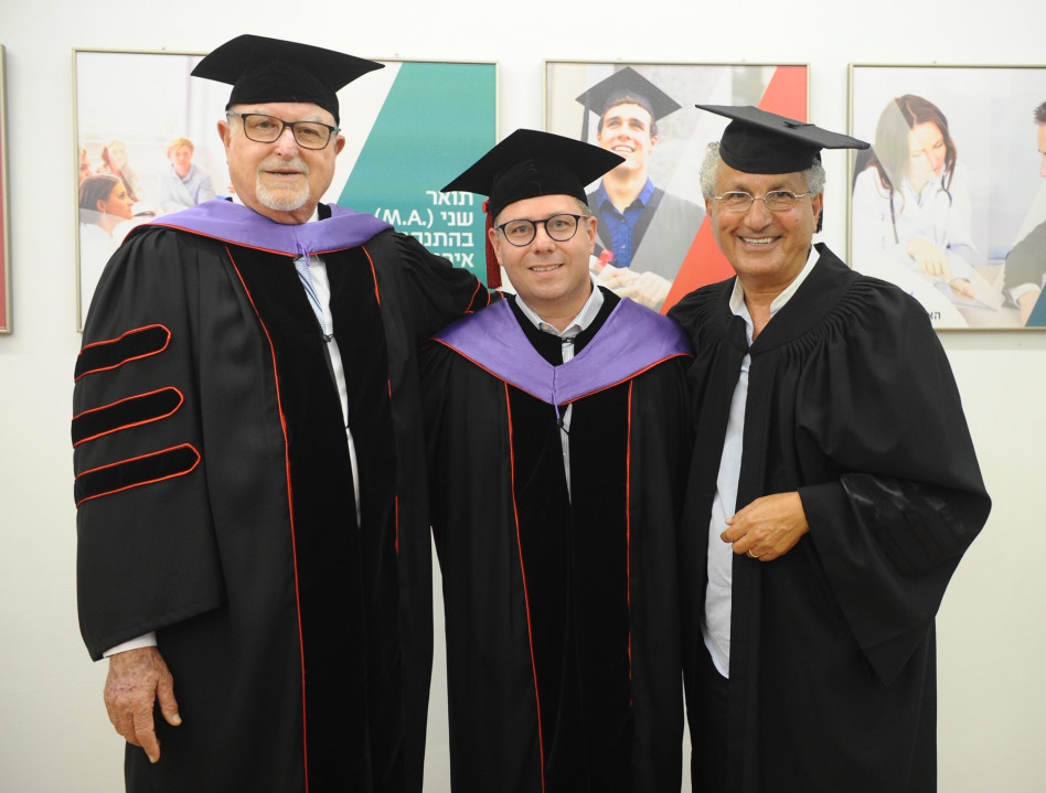 משה אדרי, צחי רדיאנו ויעקב הרט (צילום: רון פרידמן)