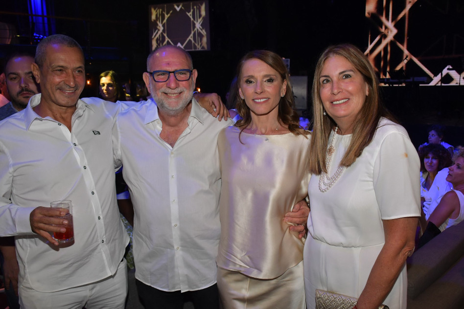 מטי קרסו, הדסה פתאל, מכבי קרסו ומאיר אוזן (צילום: אביב חופי)