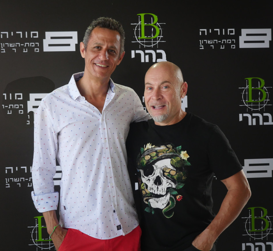 נסטור סנדבנק ואייל בהרי (צילום: מאיר דקל)