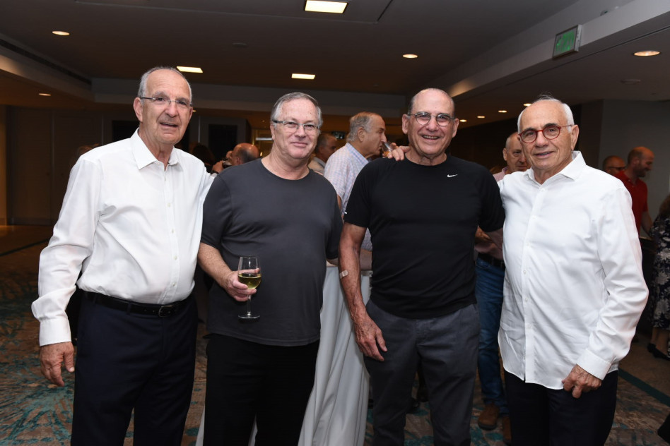 ישראל מקוב, גד זאבי, דודי ויסמן ושמשון הראל (צילום: אוהד הרכס ואיתי בלסון, מכון ויצמן למדע )