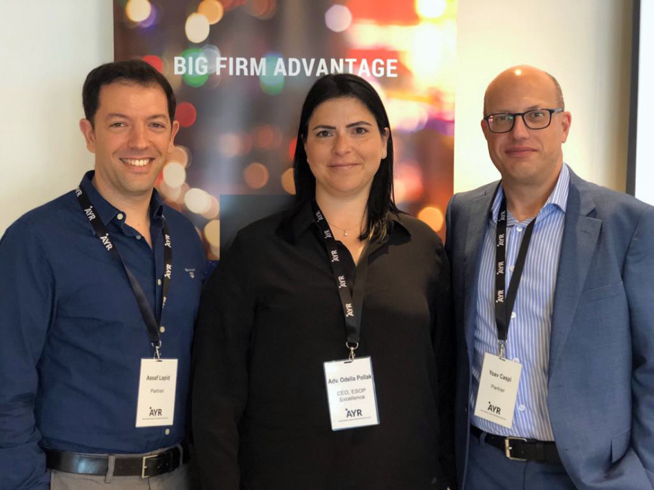 יואב כספי, אודליה פולק ואסף לפיד (צילום: ניסו חוגי)