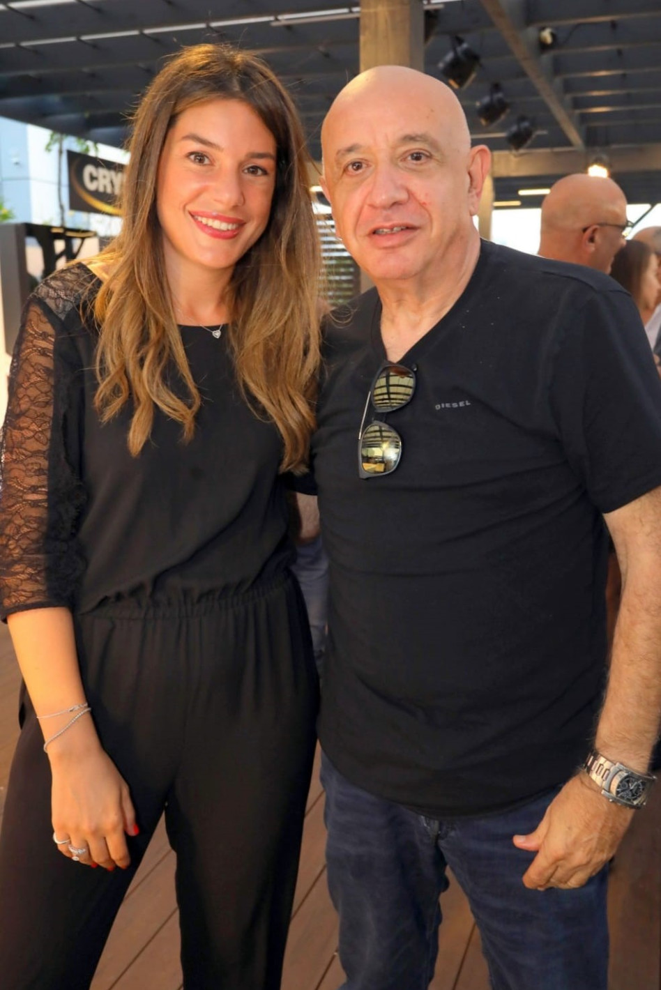 אבי סופר ונופר ממרוד (צילום: סיון פרג')