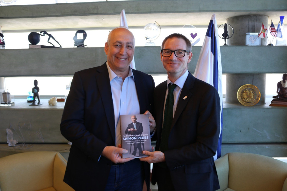 ניל ויגן וחמי פרס (צילום: חן שלהב)