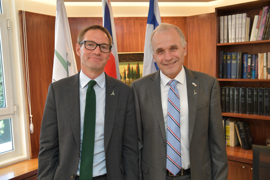 אשר כהן וניל וויגן (צילום: ברונו שרביט)