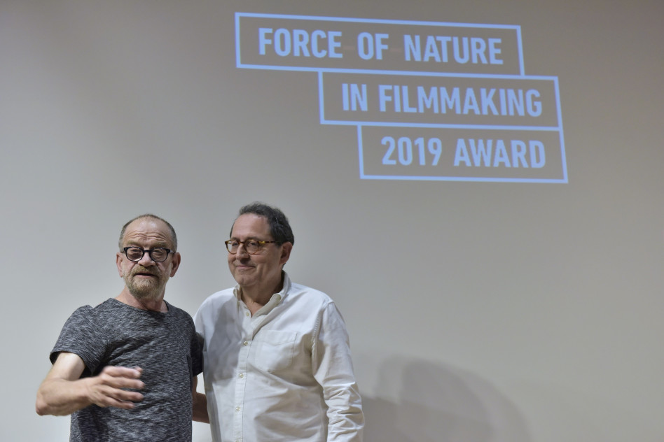 מייקל ברקר ורנן שור (צילום: יוסי צבקר)