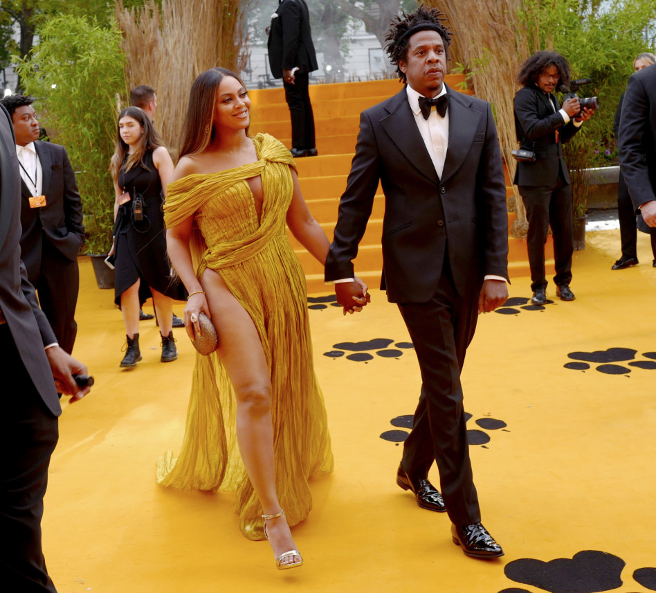 הכי מצליחה בעולם. ביונסה עם ג'יי זי (צילום: gettyimages)