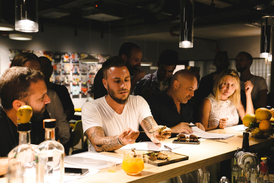 טום אביב וצוות השופטים (צילום: ליה גלדמן)