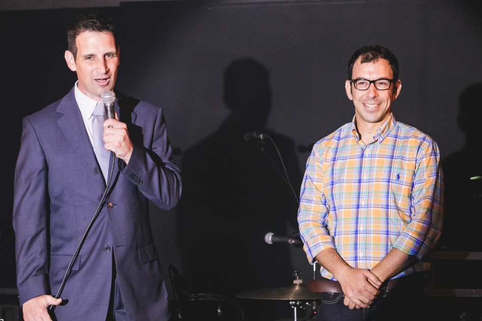  בן ברנשטיין ודימה סטופל (צילום: תומר פולטין)