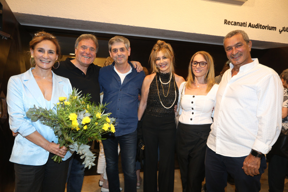 מאיר אוזן והדסה פתאל, עוד' ברוריה לקנר ודר' רמי אמיד, רמי ואירינה שלמור (צילום: אסף לב)