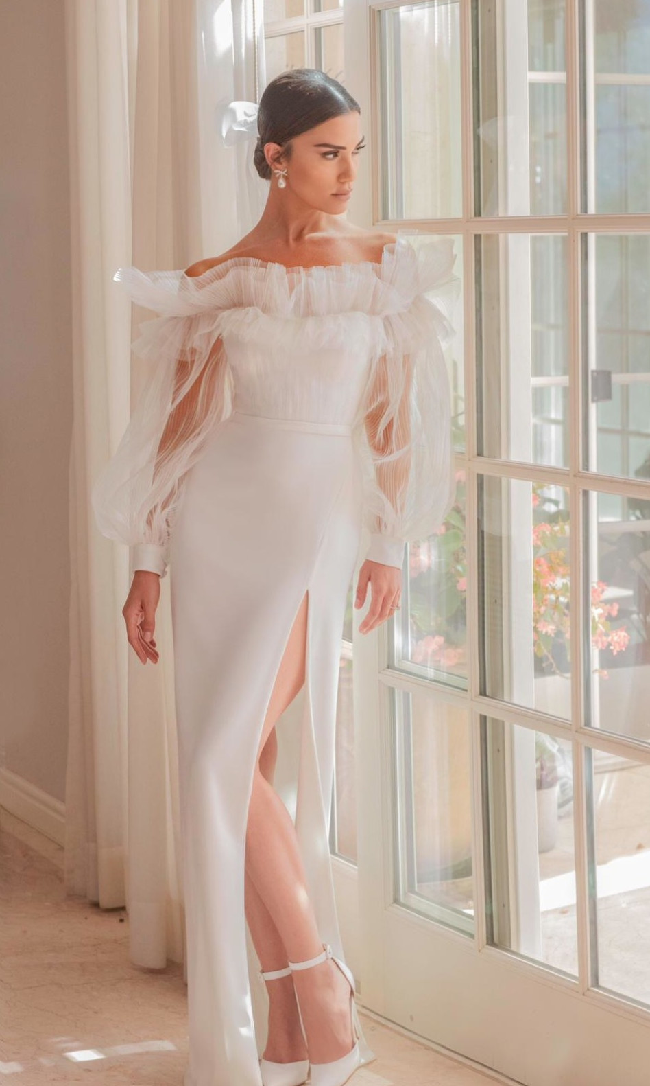 שיר אלמליח ביום חתונתה (צילום: עידן חסון)