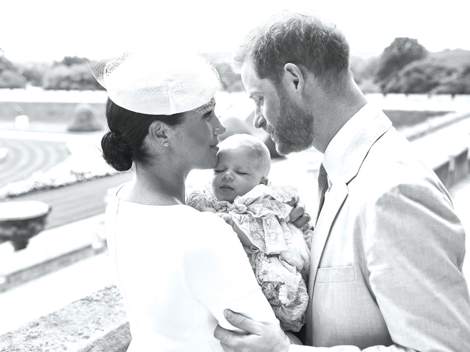 הנסיך הארי, מייגן מרקל ובנם ארצ'י (צילום: רויטרס)