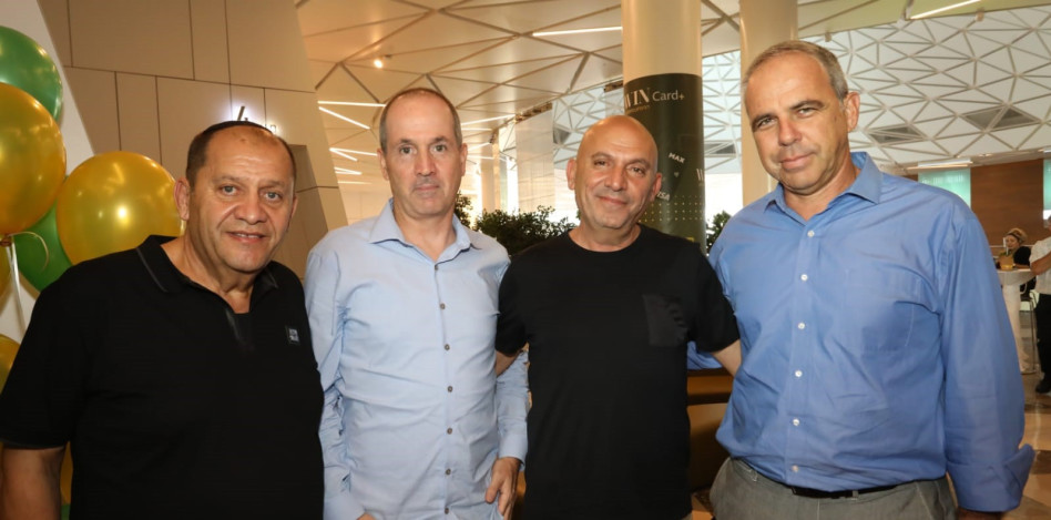 ירון בלוך, שלום נעמן, רון פאינרו ושאול נעמן (צילום: סיון פרג')