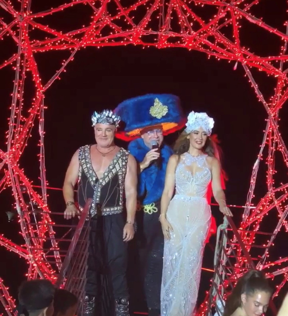 בתיה עופר, דביר בנדק ועידן עופר (צילום אינסטגרם)