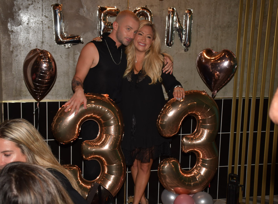 מארגנת החגיגות. ליהיא גירנר ולאון שניידרובסקי (צילומים: אביב חופי)