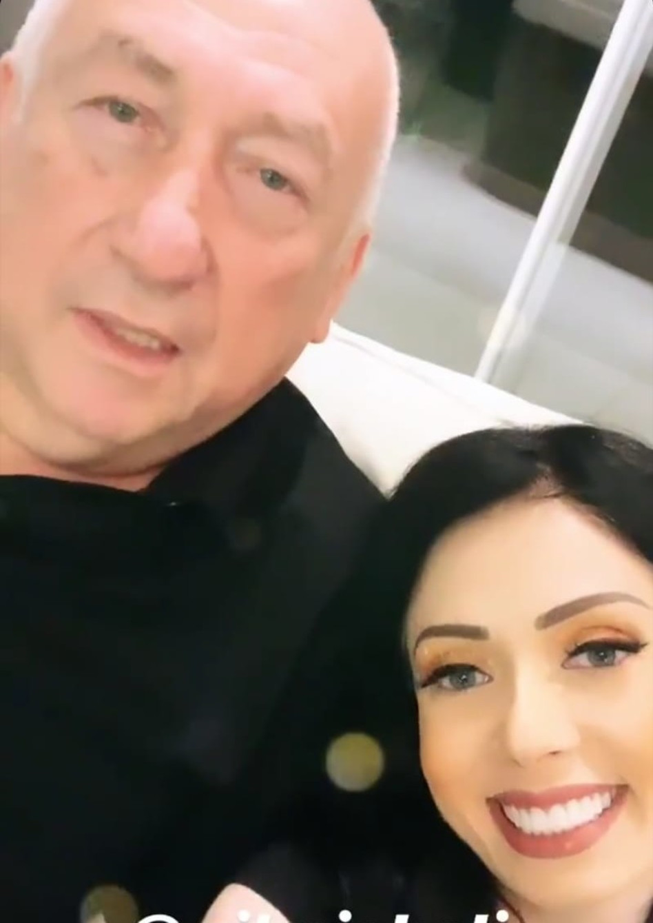 ניקול ראידמן ומיכאל צ'רנוי (צילום: אינסטגרם)