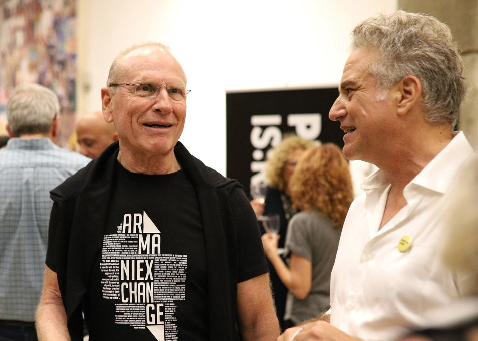 אייל לנדסמן ויעקב אנגל (צילום: מושיקו טישלר)