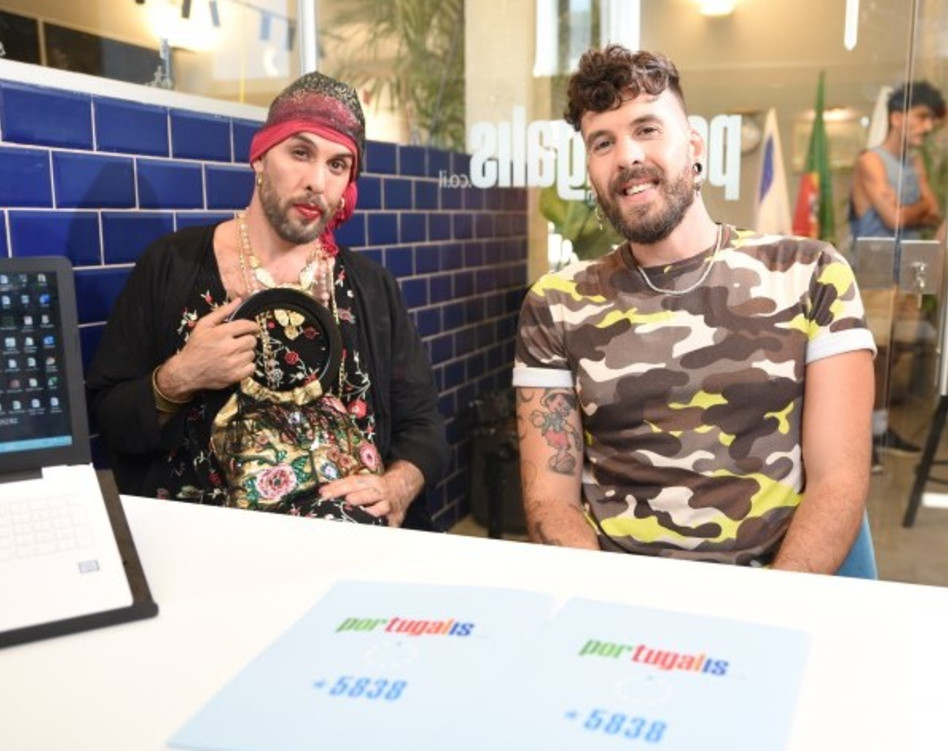 קורעים. חביב ויצחק ממן (צילום: יובל וייצן)