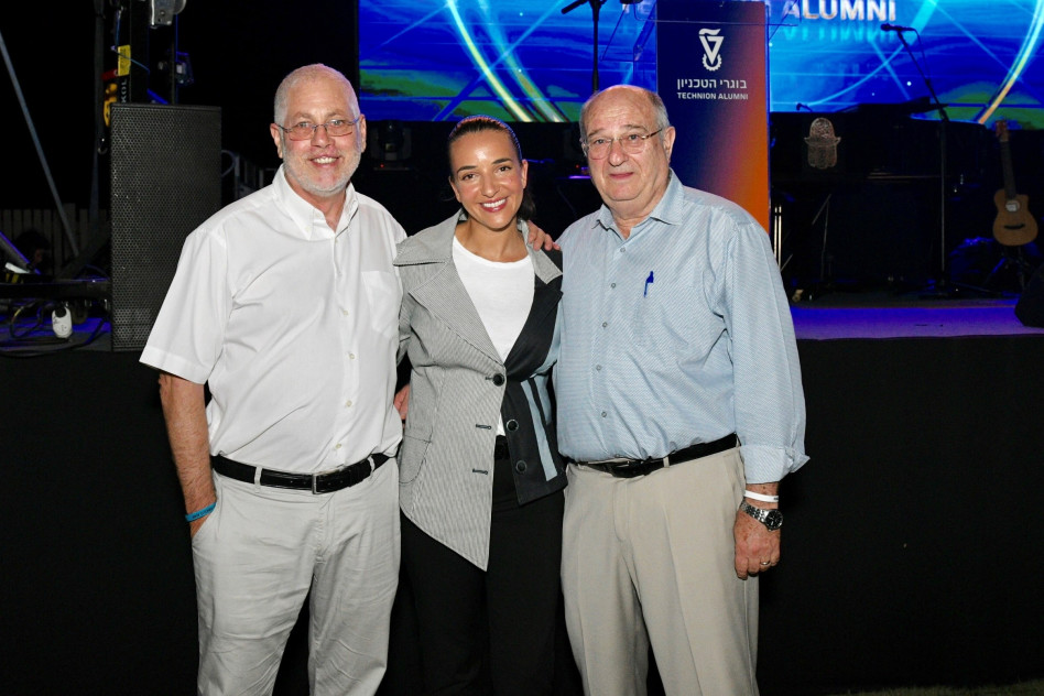 פרץ לביא, לוסי אהריש ואורי סיון (צילום: איתי סיון)