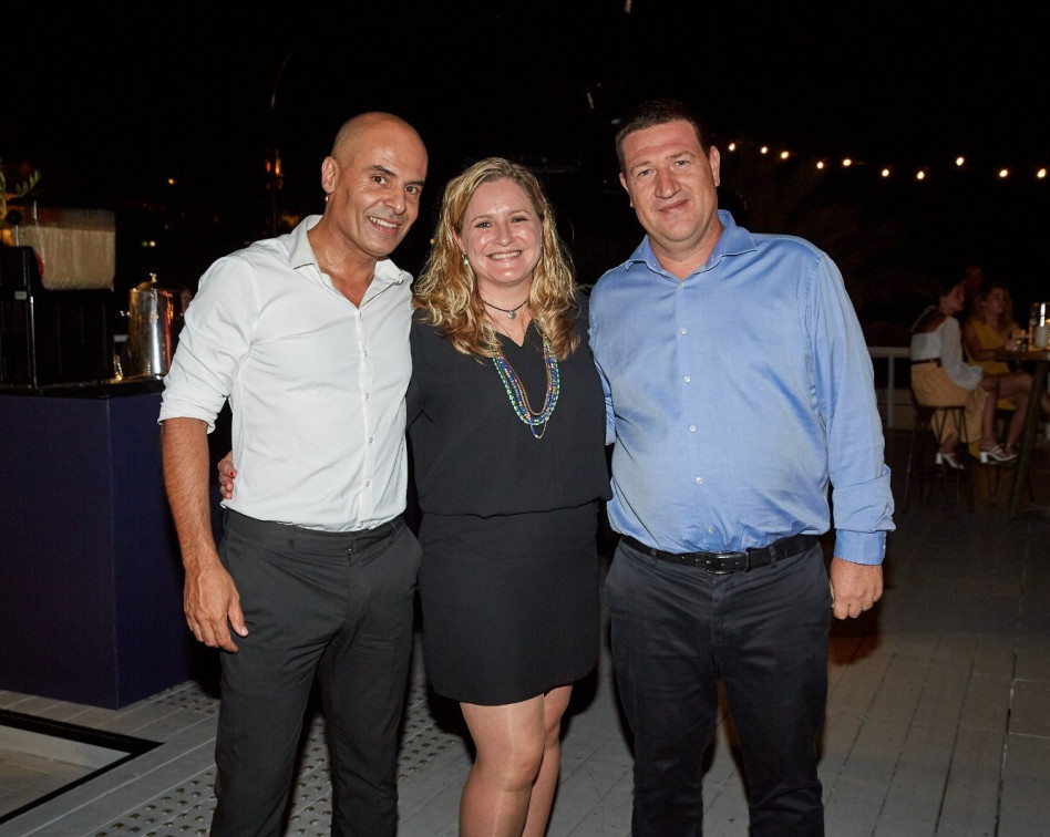 אורי וטרמן, סנדרה ריביורי ואיציק לוי (צילום: שוקה כהן)