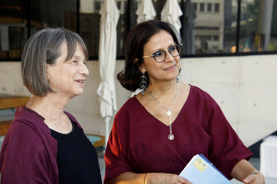 מריה גבריאלה טרויה ותמר דיין (צילום: נועם וינד)