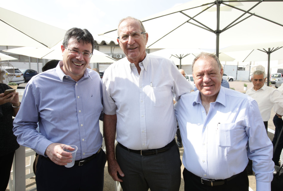 שמואל דונרשטיין, דן פרופר ואלדד פרשר (צילום: אייל טואג)