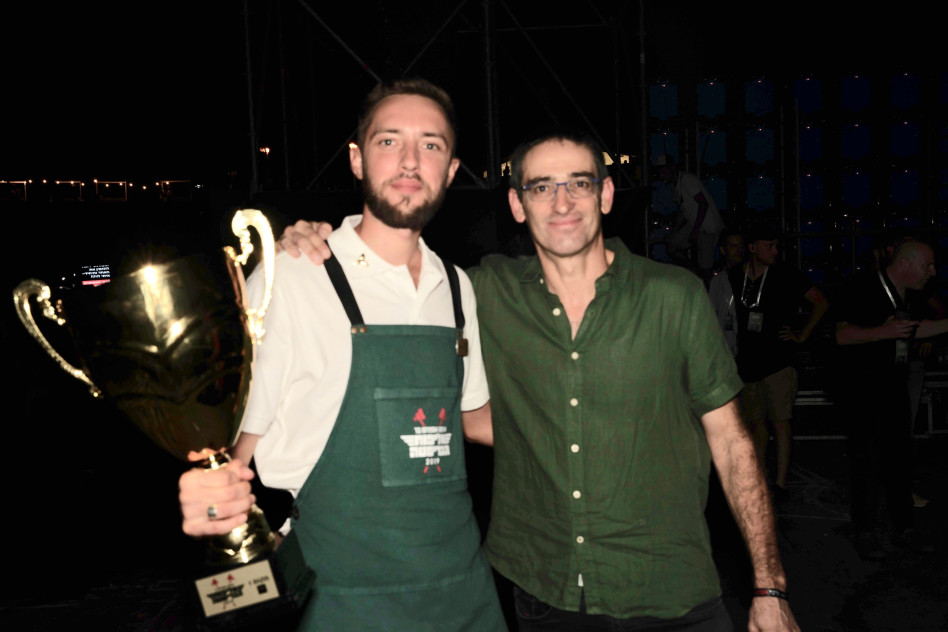 דני מישל ואנדרי טריאייב (צילום: אילן חזן)