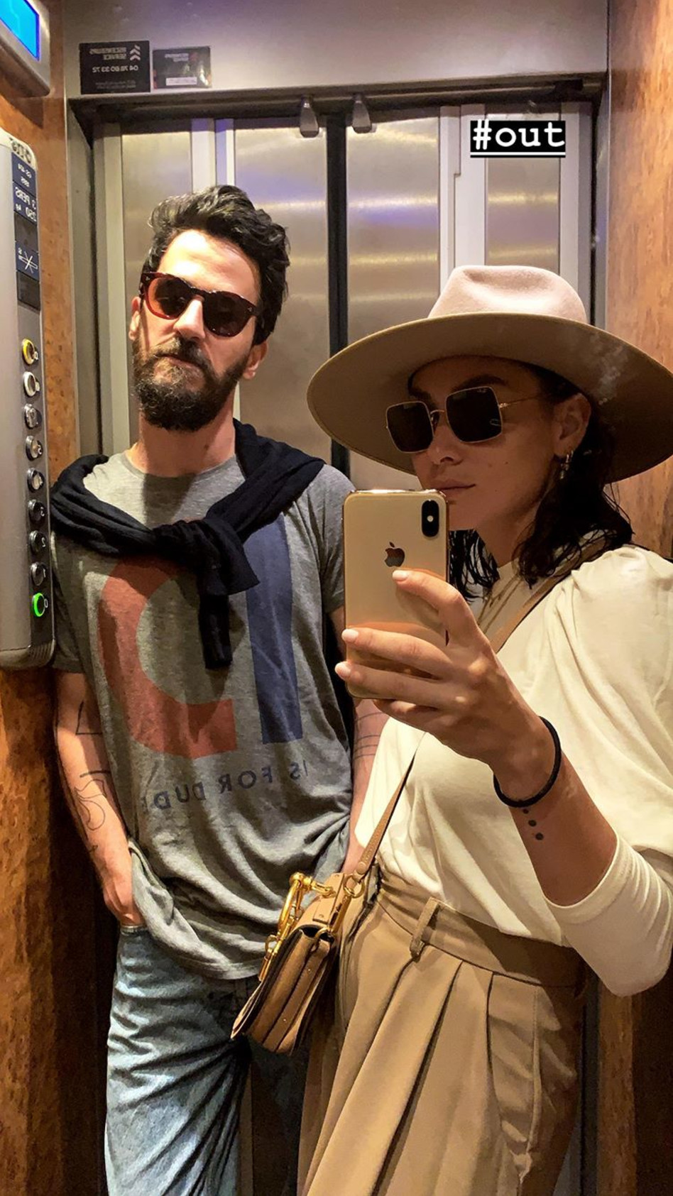 אנה ארונוב ואייל אלגבי בירח דבש (צילום: אינסטגרם)