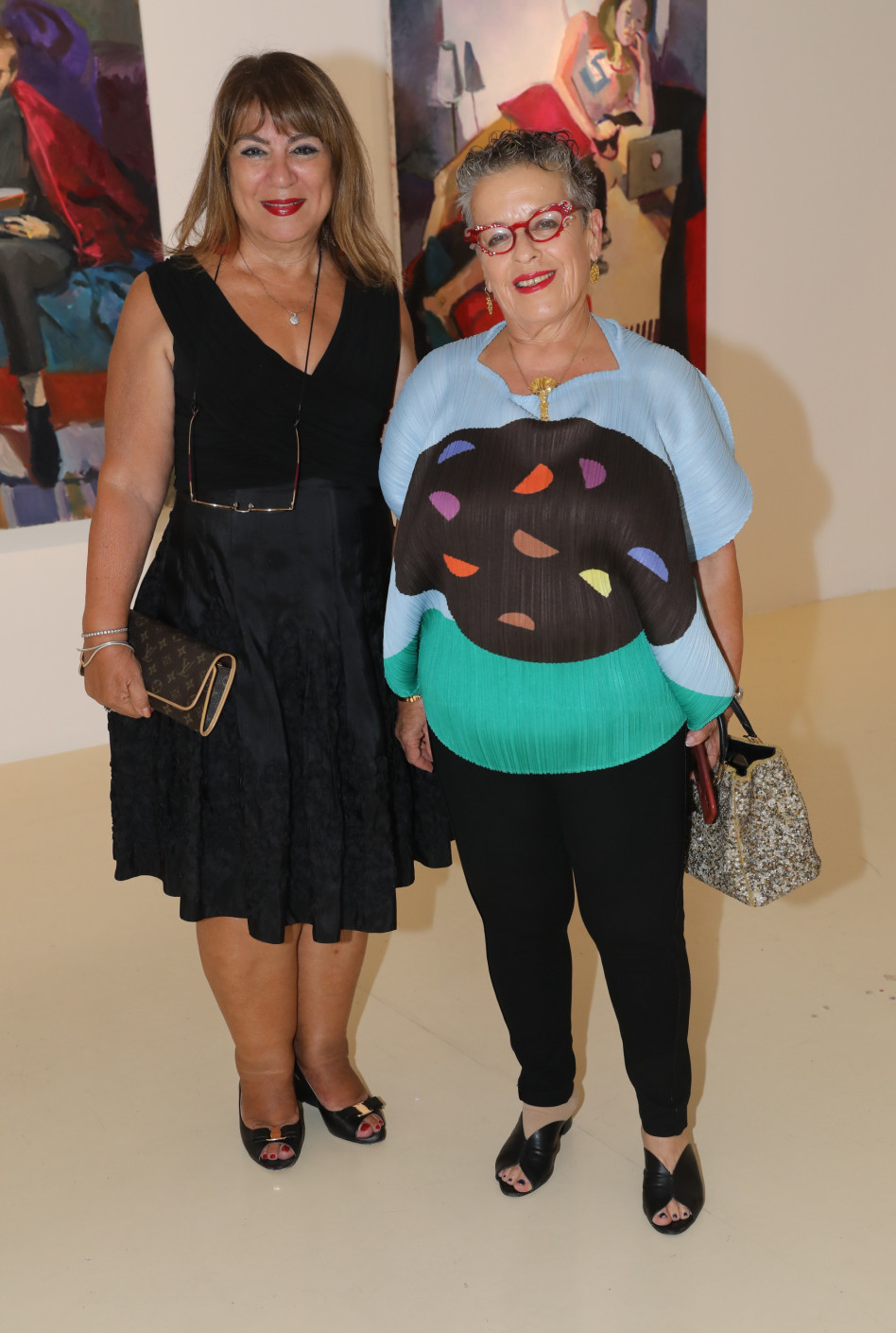 חנה פרי-זן ושולמית נוס (צילום: רפי דלויה)