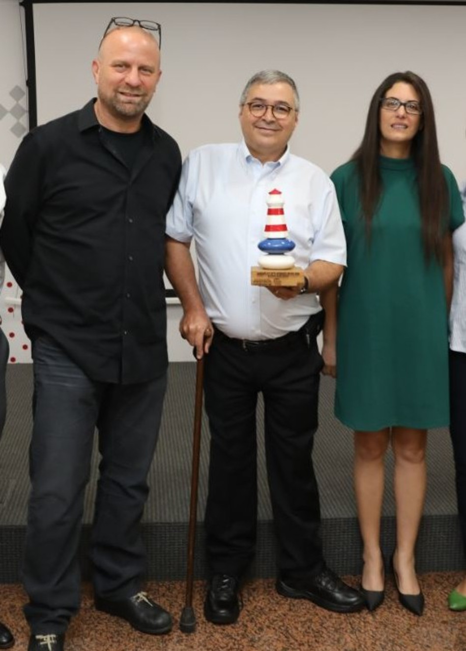 מרים כבהא, אריק פינטו, נעם לאוטמן (צילום: אביב גוטליב)