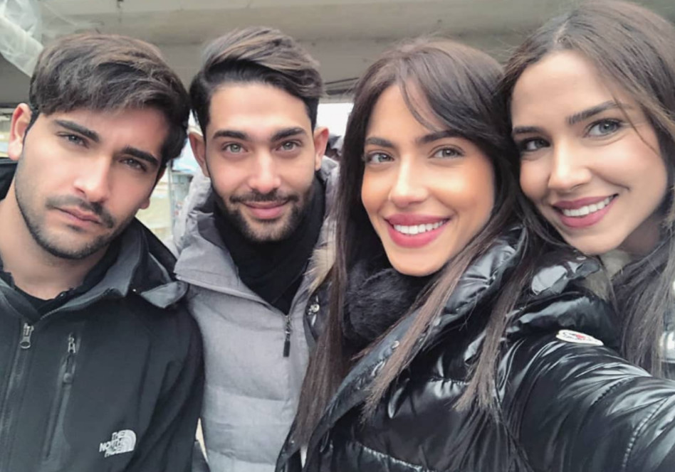 דניאל גרינברג והאחים (צילום: אינסטגרם)