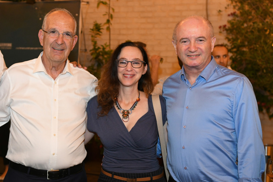 דניאל זייפמן, שמשון הראל, יעל גורן וגמן (צילום: אוהד הרכס ואיתי בלסון, מכון ויצמן למדע)