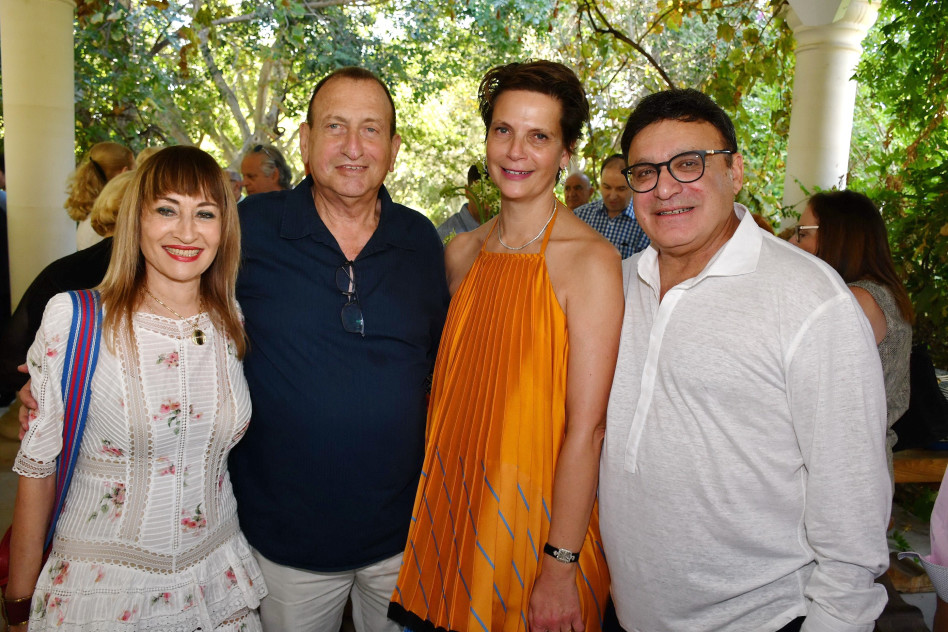 עופר נמרודי, הילה רהב, רון חולדאי וציפי פינס (צילום: אביב חופי)