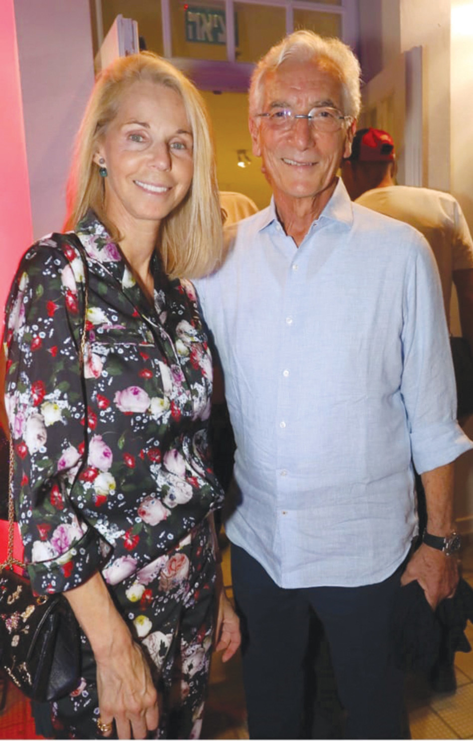 שרון הראל וסר רונלד כהן (צילום: סיון פרג')