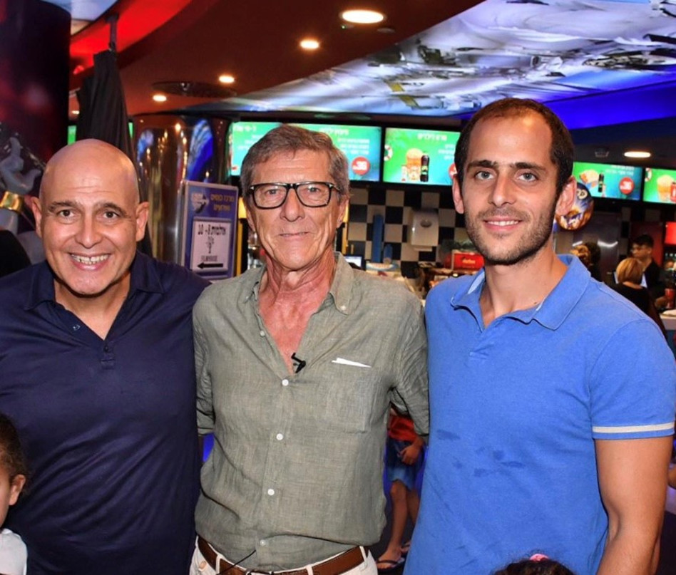 נדב פתאל, אלן גרינבלט ודוד פתאל (צילום: אביב חופי)