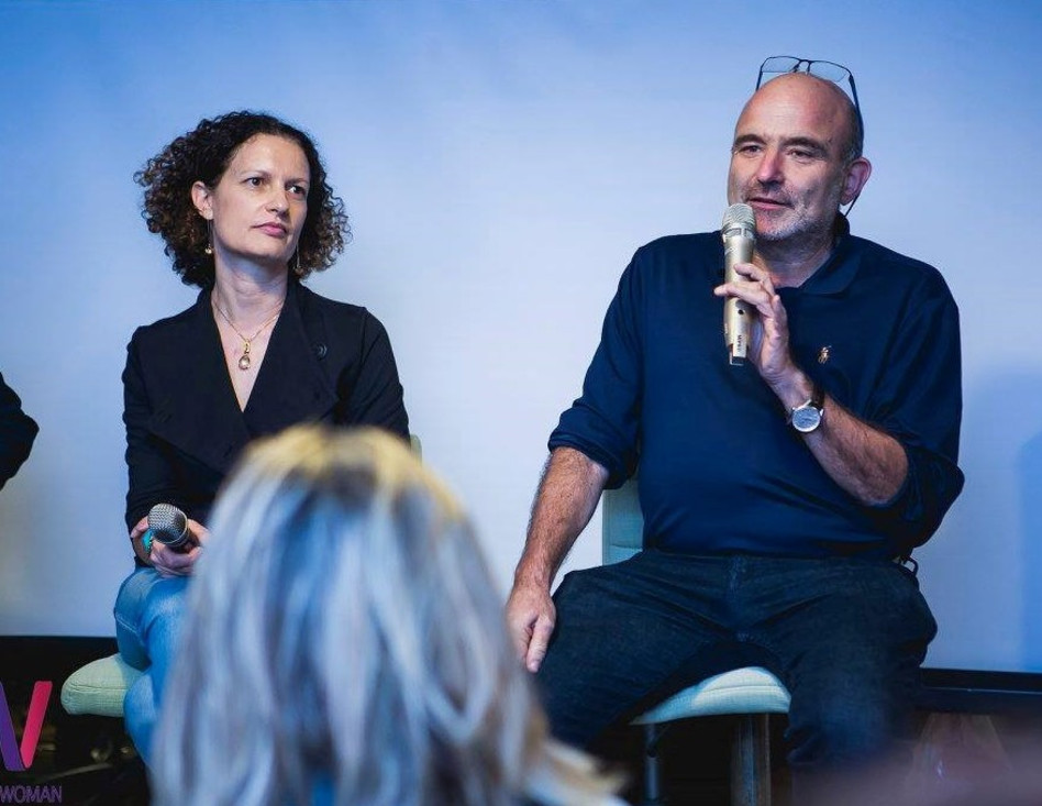 ניר למפרט ומרב דודזון (צילום: לייה רוז-מגן)